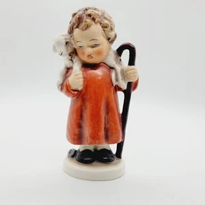 Vintage Porcelain Shepherd Child Boy Figurine - Picture 1 of 14
