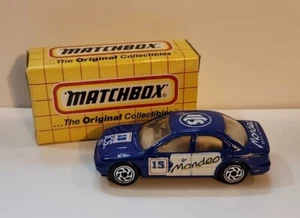 Vintage 1995 Matchbox MB 40 Ford Mandeo Blue ICS 15 Die-Cast 1:65 Scale W/ Box - Picture 1 of 14
