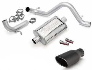 Banks 2.5 " Chat Arrière Monster Échappement Système Pour 12-15 Jeep Wrangler JK - Picture 1 of 2