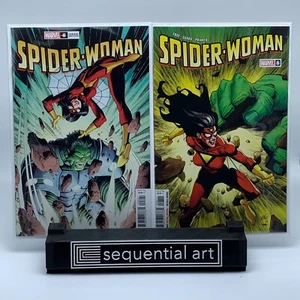 Cubierta Spider-Woman 2023 #8 A Yu & B Bagley (1 copia/cada uno) casi nueva el origen del montaje - Imagen 1 de 2