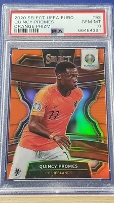 Quincy Promes - 2020 Select UEFA Euro Orange Prizm   PSA 10   #61/125 - Image 1 of 2