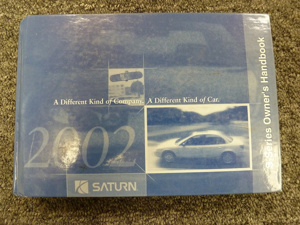 2002 Saturn S Series SL SL1 SL2 SC1 SC2 Sedan Coupe Owner Manual User Guide xo - Image 1 of 1