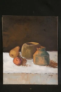 natura morta quadro olio su tela Giuseppe Bavaro 50 x 40 anni 60 900 - Foto 1 di 20