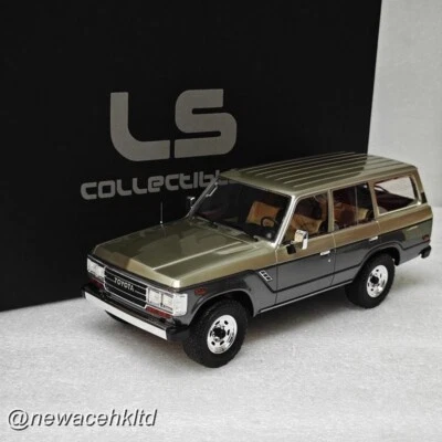 Toyota Land Cruiser J60 1987 Silver LS COLLECTIBLES 1/18 #LS056C - Image 1 of 2
