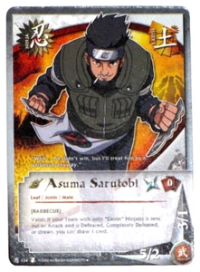 Naruto Asuma Sarutobi N-124 Collectible Card Game Uncommon Unlimited Edition - Picture 1 of 24
