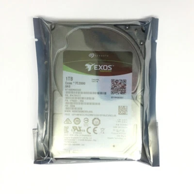 Seagate 1TB EXOS 7E2000 ST1000NX0333 7200RPM 1000GB 12Gbps 2.5" SAS Hard Drive - Image 1 of 4