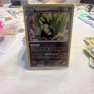 POKEMON TCG CARD Tyranitar 56/124 XY Fates Collide 2016 HOLO FOIL RARE - NM - Picture 1 of 1