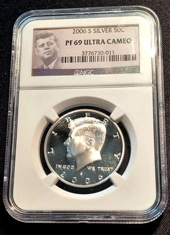 2006-S Silver NGC PF69 UCAM Kennedy Half Dollar Cover