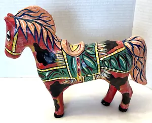 Mexican Paper Mache Folk Art Horse Figure - Picture 1 of 21