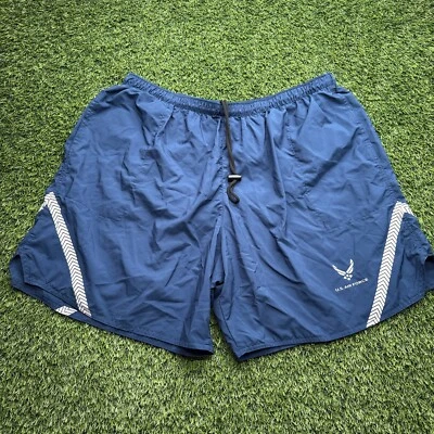 Shorts atlético da Força Aérea dos EUA adulto médio M azul PT forro de bootcamp USAF - Imagem 1 de 4