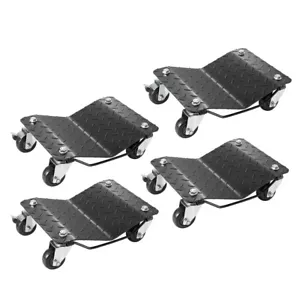 4PC Go Jacks Wheel Dolly Vehicle Positioning Jack Car Transport Trolley Mover - Picture 1 of 13