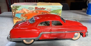 Antique Vintage 1954 Pontiac Chieftain Friction Toy Car Delhi Minister Deluxe - Picture 1 of 17