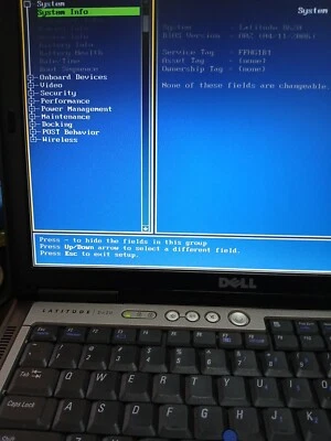 Dell D620 Laptop Intel Core 2 Duo 3GB RAM 120GB HDD Win 7   - Image 1 of 4