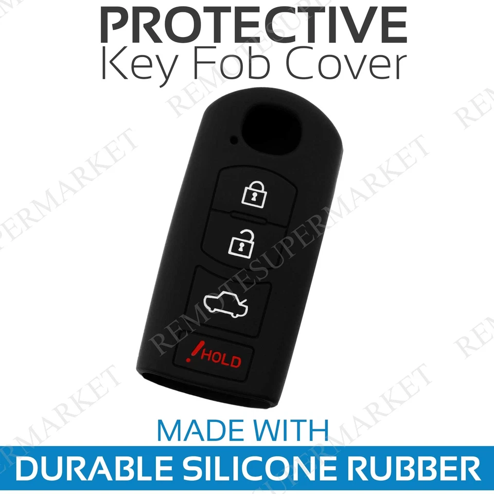 Key Fob Cover for 2017-2018 Toyota Yaris iA Remote Case Rubber Skin Jacket Foto 1 de 1