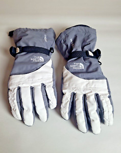 The North Face Hyvent Gray White Snowboarding Ski Winter Gloves Mens Size Medium