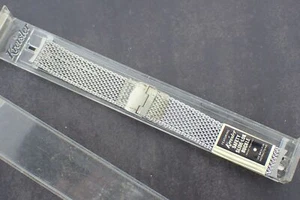 Vintage KREISLER Stainless MESH Sliding Clasp Watch Band 7" long 17.2 mm end NOS - Picture 1 of 6