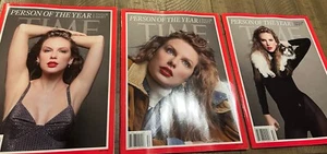 TIME Magazine TAYLOR SWIFT Person Of The Year 2023 Complete 3 Cover Set - Imagen 1 de 4