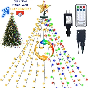 Star Shower Tree Dazzler Christmas Lights Indoor Outdoor Home Decor Xmas Gifts - Picture 1 of 5