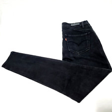 Levis Mid Rise Skinny Jeans Women Size 26 L32 Black Denim Dark Wash Low Rise