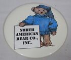 RARE VINTAGE NORTH AMERICAN BEAR LARGE BUTTON W/ PIN OR EASEL TO DISPLAY NEW