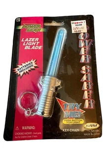Vintage 1997 SRM Power Gear Saber Laser Light Blade NEW Retro Toy Keychain - Picture 1 of 6