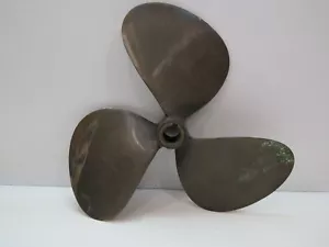 15rH9 BRONZE PROP 1+1/8 INCH BORE MICHIGAN PROPELLER BOAT SHIP DECOR (E4A484C) - Picture 1 of 7