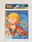 NEW  ~BOB THE BUILDER ~  8-INVITATIONS   PARTY SUPPLIES