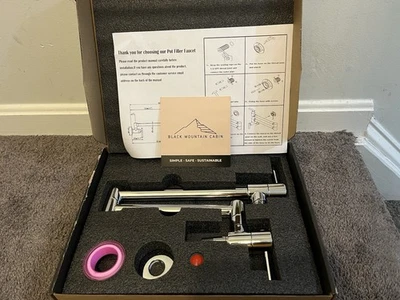 Pot Filler Faucet Commercial Foldable Chrome Kitchen Faucet with Brass Base New - Image 1 of 4