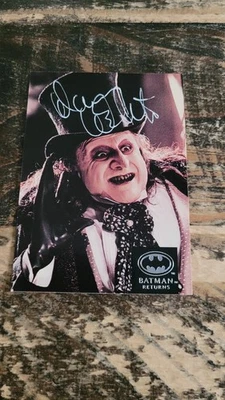1992 Topps Stadium Club Batman Returns Penguin Danny Devito autografado #2 - Imagem 1 de 2