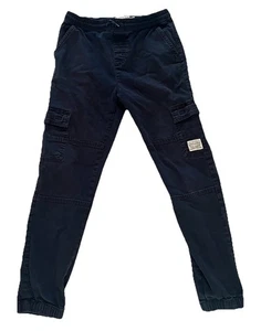 Levi’s Boys Pants Sz L 12/13 Yrs Black Cargo Jogger Drawstring - Picture 1 of 8