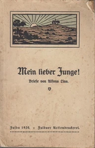 Mein lieber Junge! Briefe. Lins, Alfons: - Picture 1 of 1