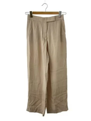 EMPORIO ARMANI Straight Pants, Size 38, Beige, Solid Color, EW000179 - Image 1 of 4