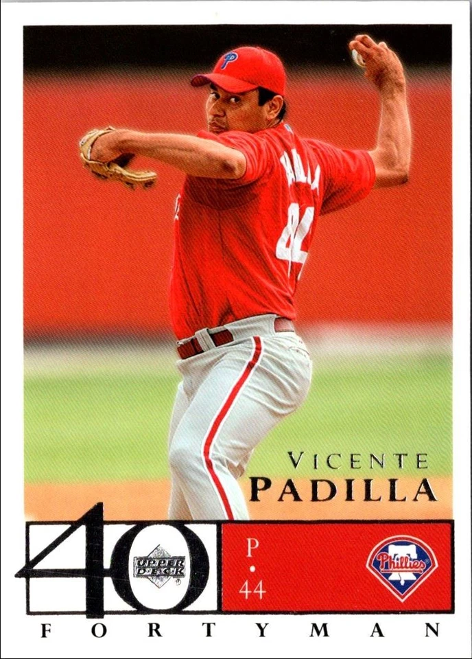 2003 Upper Deck 40-Man Vicente Padilla Philadelphia Phillies #677 - Image 1 of 2