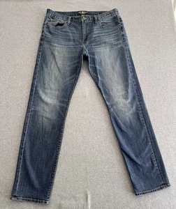 Jeans uomo marca Lucky 34x32 Avalon 1 autentico skinny fit lavaggio scuro - Foto 1 di 12