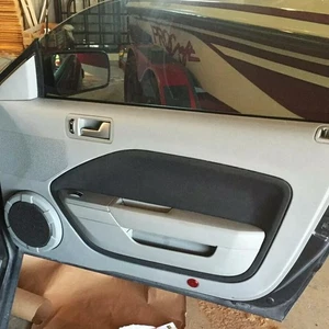 2PCS Car Interior Door Panel Insert Hard Cover Fit For Ford Mustang 2005-2009 - Imagen 1 de 9