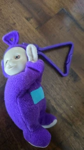 Teletubbies Tinky Winky Soft Keychain Purple Plush McDonalds Happy Meal Toy 2000 - Picture 1 of 3