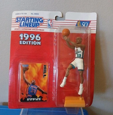 Alineación inicial 1996 edición NBA 50 Grant Hill Detroit Pistons Sizzlin SOPHS Foto 1 de 4