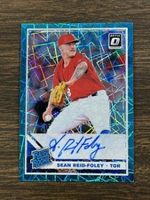 2019 Donruss Optic Teal Velocity Prizm 32/35 Sean Reid-Foley Rookie Card RC Auto