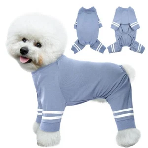 DENTRUN Dog Pajamas for Dog Only, Stretchy Sticky Hair Dog Clothes,Jumpsuit - Picture 1 of 3