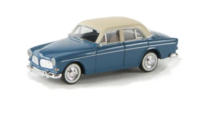 BREKINA 29237 Volvo 122 S Amazone Azure Blue/ Light Ivory, H0 - Picture 1 of 1