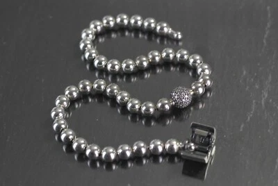 Pandora Kugeln & Pavé Armband Armreif 925 Sterling Silber 19cm 598342CZ V2-KU - Bild 1 von 4