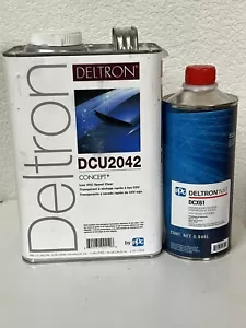 DCU2042 PPG Deltron Clearcoat 1 Gallon, 1 Quart DCX61 Hardener Free Ship - Picture 1 of 3