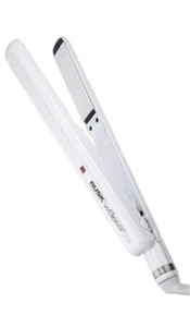 RUSK W8less STR8 1" Ceramic Tourmaline Hair Flat Iron Straightener White NEW!! - Picture 1 of 4
