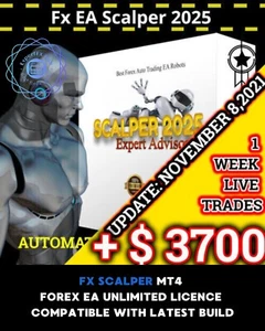 FX Scalper 2025 Forex MT4 Metatrader Robot Expert Advisor EA unlimited licence! - Picture 1 of 11
