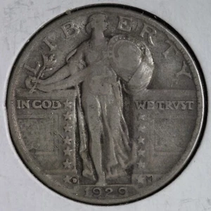 1929-D Standing Liberty Silver Quarter VF E278 RXCX - Picture 1 of 2