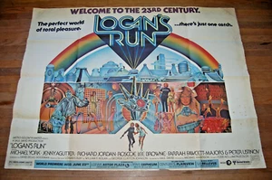Póster de la película Subway 1976 Logan's Run (Michael York, Farrah Fawcett) - ¡de colección! - Imagen 1 de 19