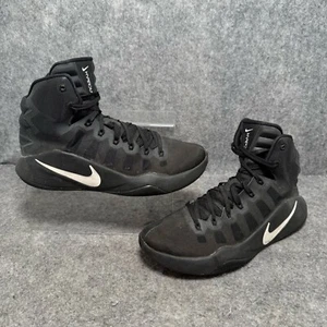 Nike Basketball Shoes Mens Uk 7.5 Black/White 844359-010 Zoom Hyperdunk 2016 II - Picture 1 of 10