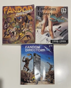 VTG FANDOM DIRECTORY Lot 3 Volumes # 17-18-19 Comic Book Fans Names & Addresses - Picture 1 of 4