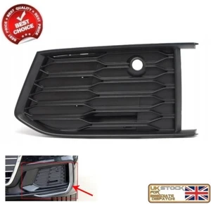 FOR AUDI A6 C8 S-LINE 2019 - 2021 FRONT BUMPER FOG LIGHT GRILLE LEFT PASSENGER - Picture 1 of 4