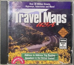 Vintage 1998 Smith Jewel Cosmi Travel Maps USA PC CD ROM Windows 95 Or Higher - Picture 1 of 3